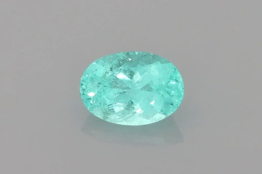 1.63ct Oval Natural Tourmaline (Colour Blue, Clarity Slightly Included, Cut Faceted)