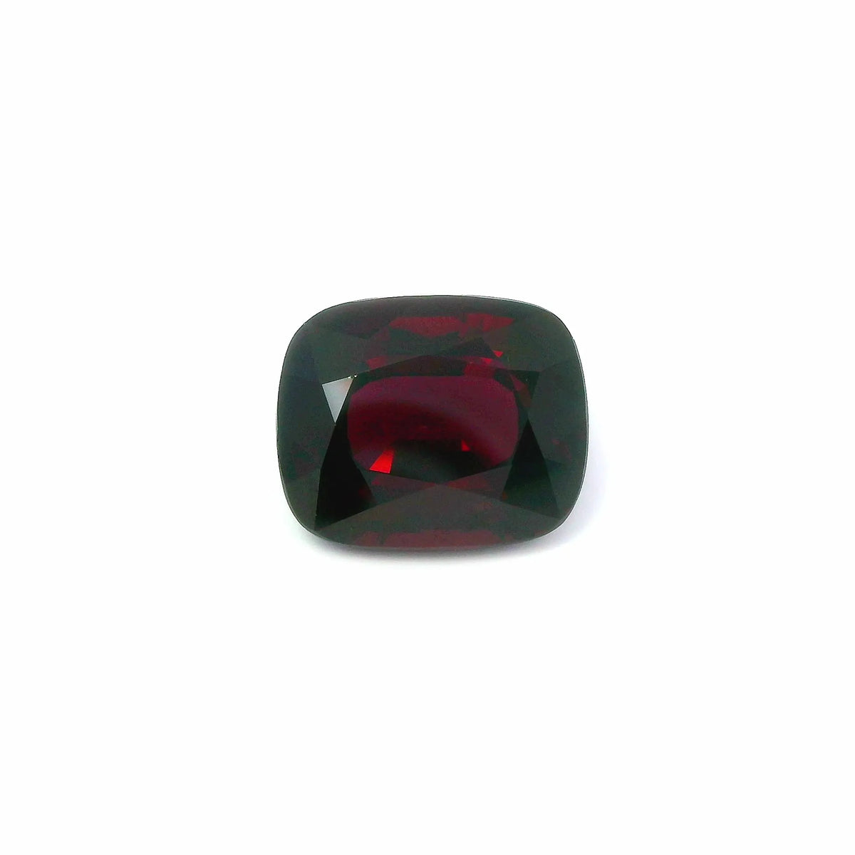 12.24ct Cushion Natural Garnet (Colour Red, Clarity Slightly Included, Cut Faceted)