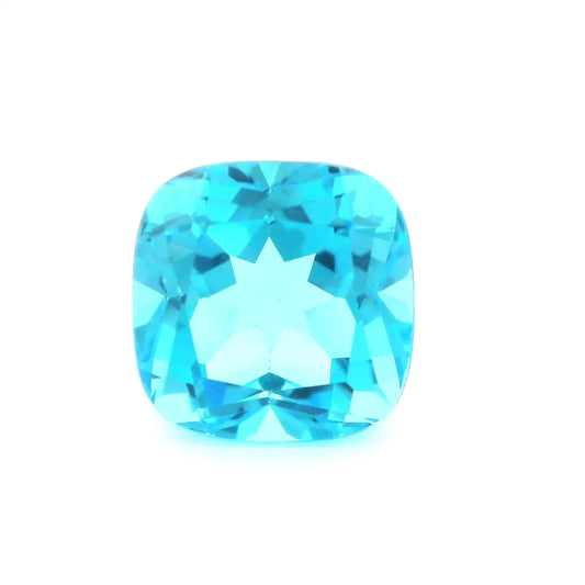 12.50ct Cushion Natural Topaz (Colour Blue, Clarity Eye Clean, Cut Faceted)