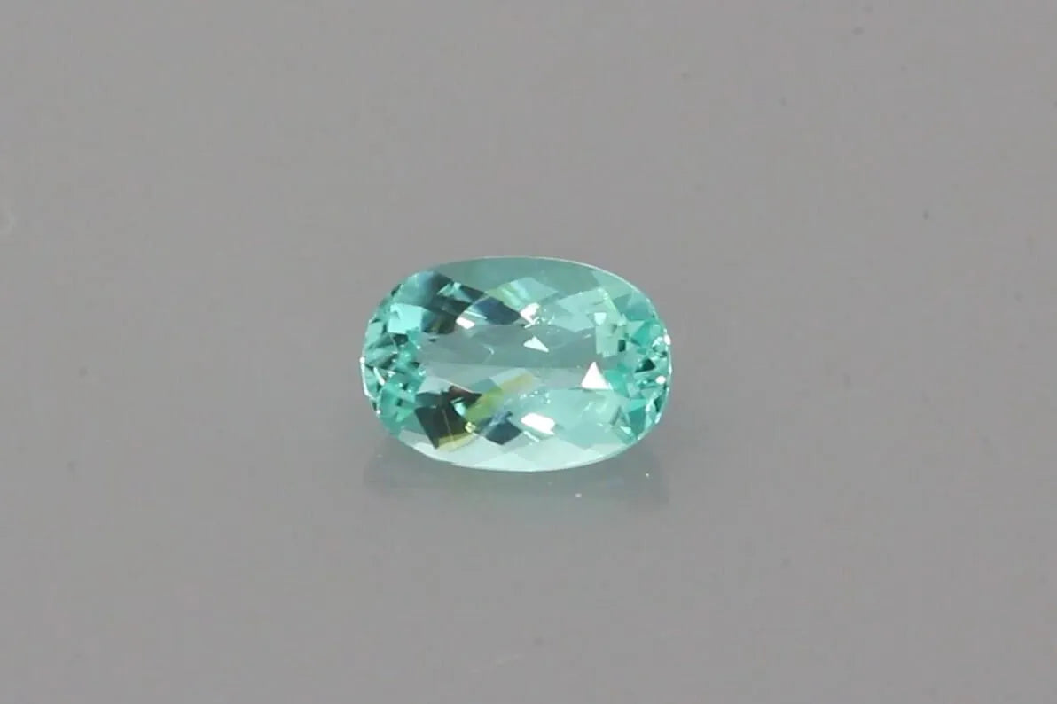 0.47ct Oval Natural Tourmaline (Colour Blue, Clarity Eye Clean, Cut Faceted)