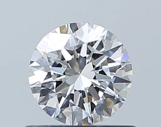 0.50ct Round Natural Diamond (Colour D, Clarity IF, Cut EX, IGI Certified)