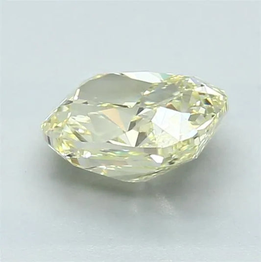 1.43ct Cushion modified Natural Diamond (Colour Fancy Light Yellow, Clarity VVS2, Cut GD, GIA Certified)