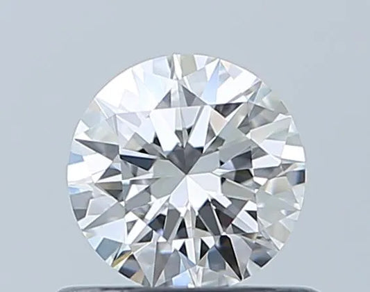 0.50ct Round Natural Diamond (Colour E, Clarity VVS1, Cut EX, GIA Certified)