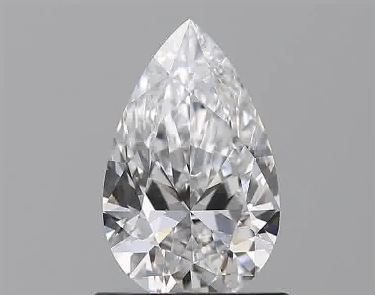 0.90ct Pear Natural Diamond (Colour D, Clarity IF, Cut EX, GIA Certified)