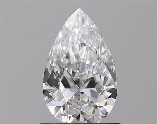 0.90ct Pear Natural Diamond (Colour D, Clarity IF, Cut EX, GIA Certified)