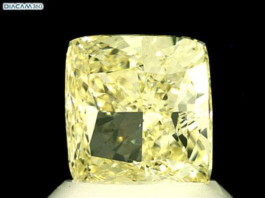 1.50ct Cushion brilliant Natural Diamond (Colour Fancy Light Yellow, Clarity IF, GIA Certified)