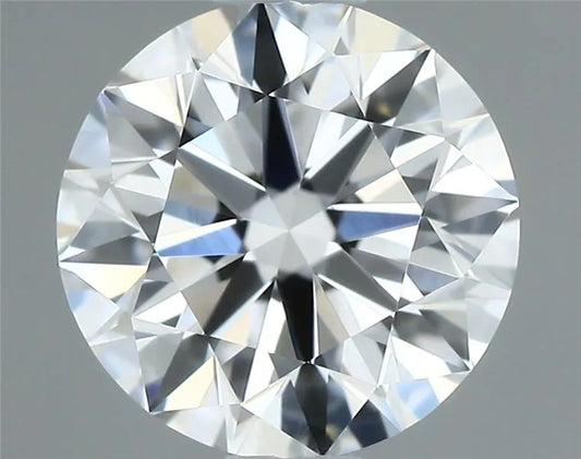 0.57ct Round Natural Diamond (Colour D, Clarity VVS2, Cut EX, GIA Certified)