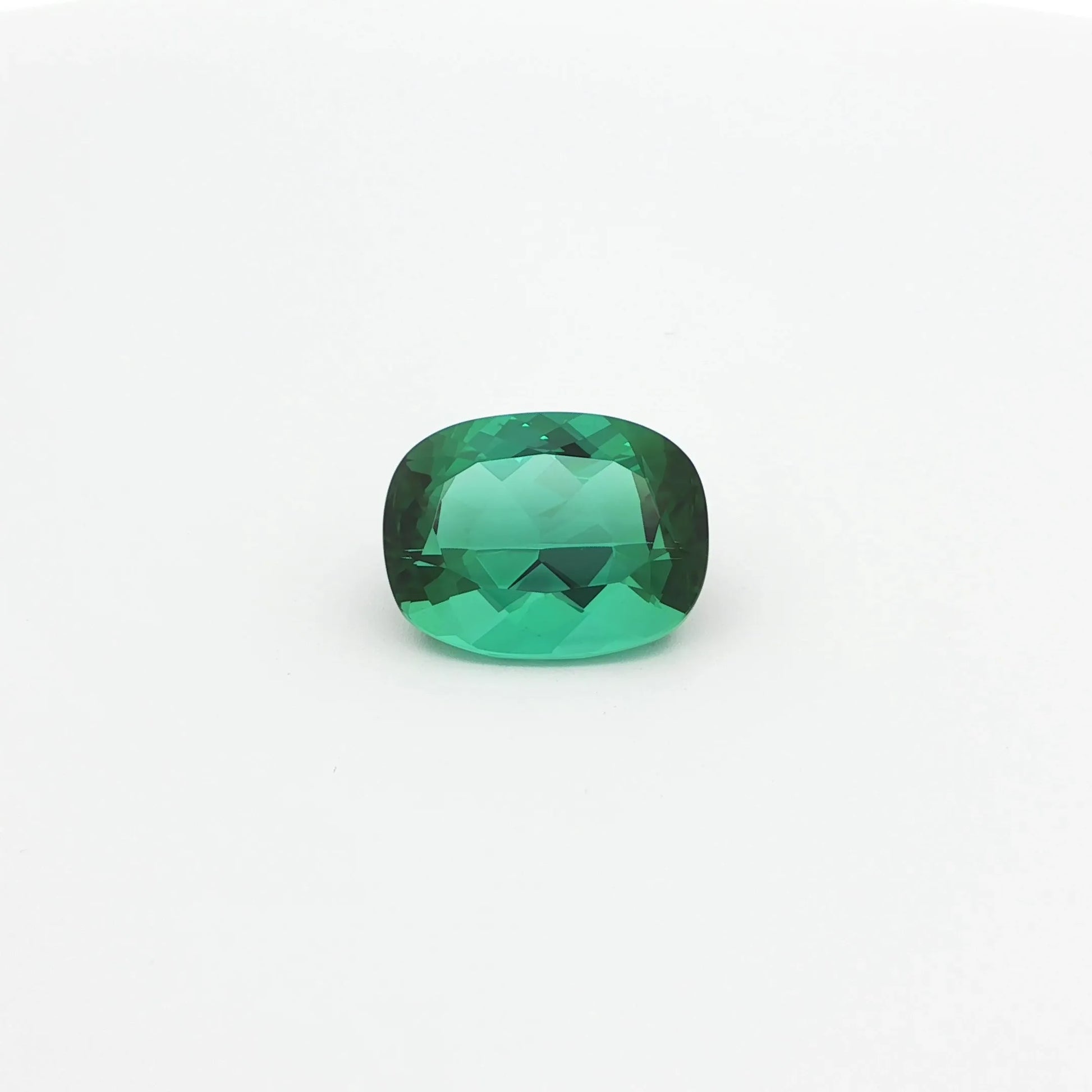 13.30ct Cushion Natural Tourmaline (Colour Green, Clarity Eye Clean, Cut Faceted)