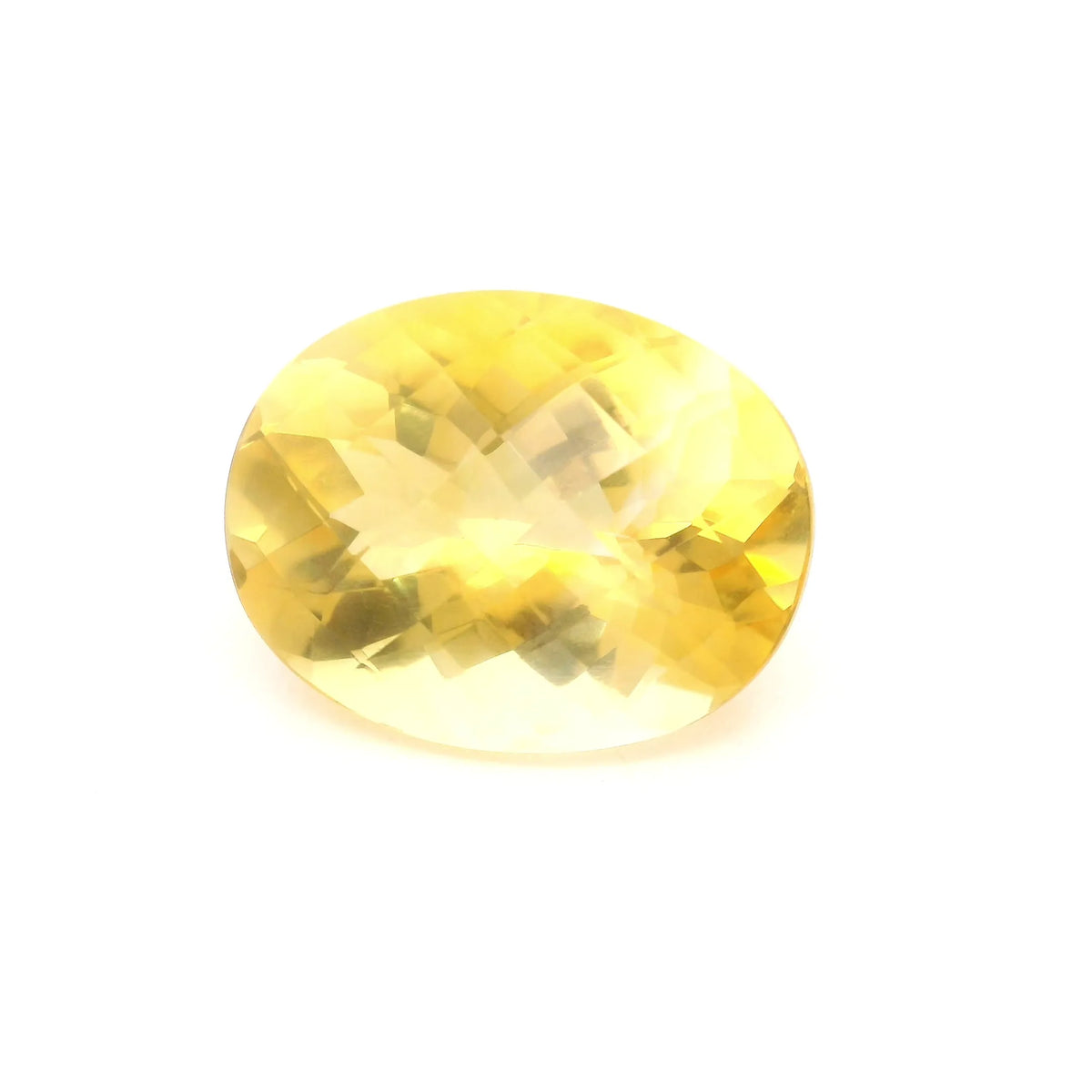 13.46ct Oval Natural Citrine (Colour Yellow, Clarity Eye Clean, Cut Faceted)