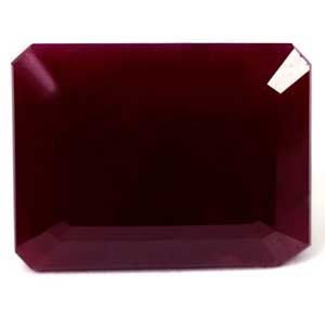 13.71ct Emerald Natural Ruby (Colour Red, Clarity Slightly Included, Cut Faceted)