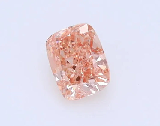 0.39ct Cushion brilliant Lab Grown Diamond (Colour Fancy Pink, Clarity VS1, Cut GD, IGI Certified)