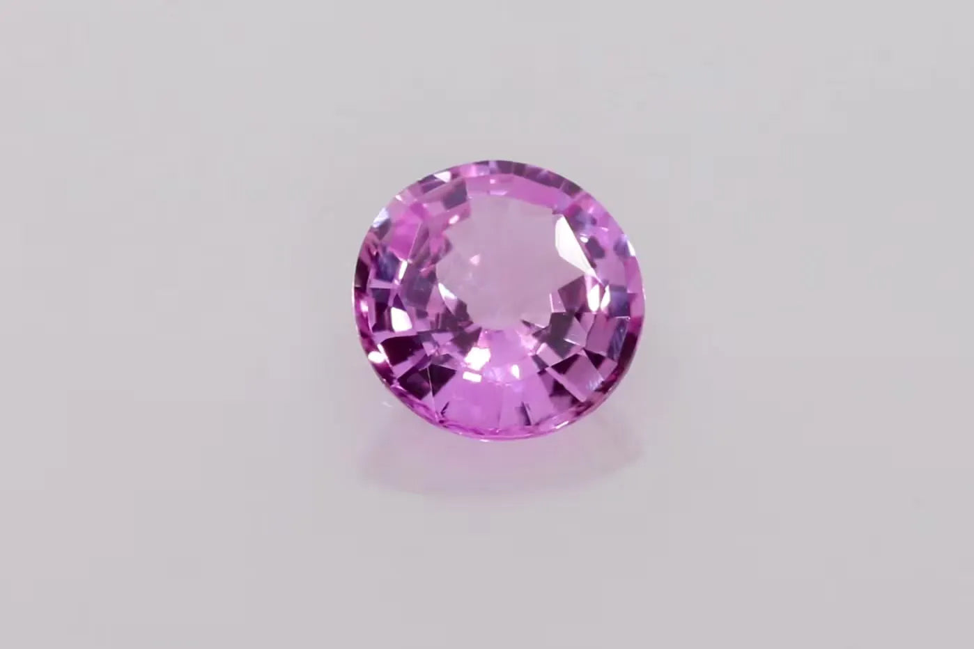 2.05ct Round Natural Sapphire (Colour Pink, Clarity Slightly Included, Cut Faceted)