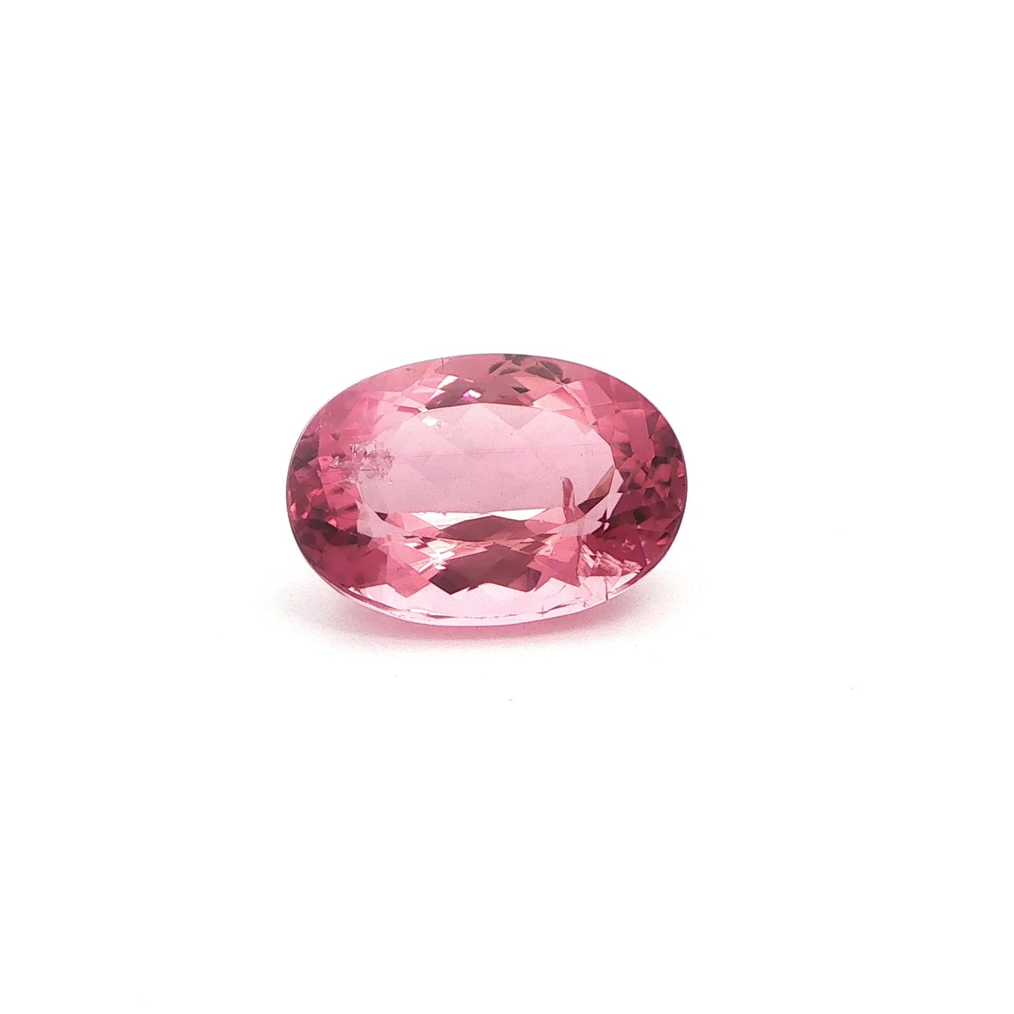 14.09ct Oval Natural Tourmaline (Colour Pink, Clarity Slightly Included, Cut Faceted)