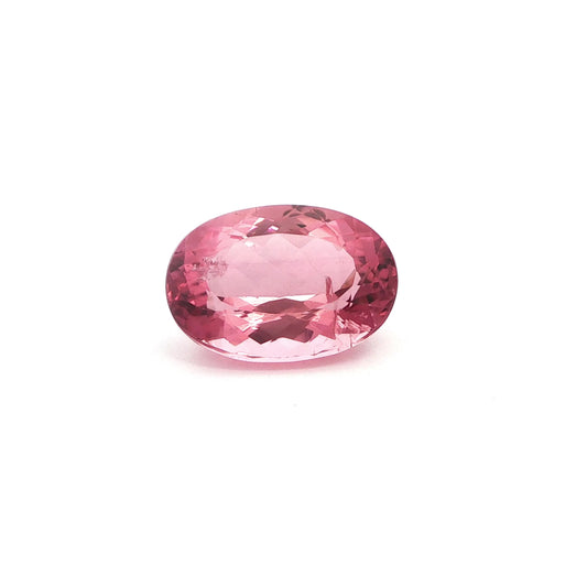14.09ct Oval Natural Tourmaline (Colour Pink, Clarity Slightly Included, Cut Faceted)
