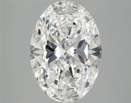 2.98ct Oval Lab Grown Diamond (Colour D, Clarity VVS2, IGI Certified)