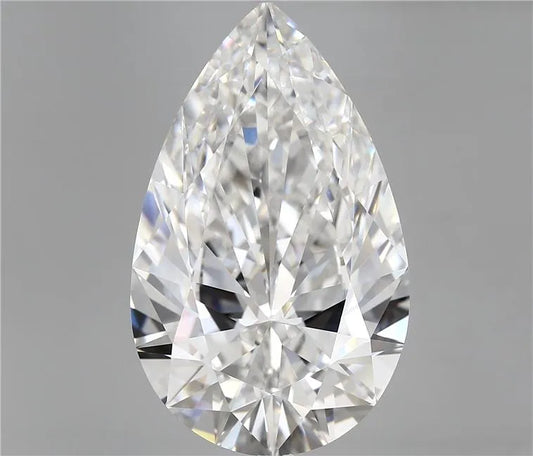15.63ct Pear Natural Diamond (Colour E, Clarity FL, GIA Certified)