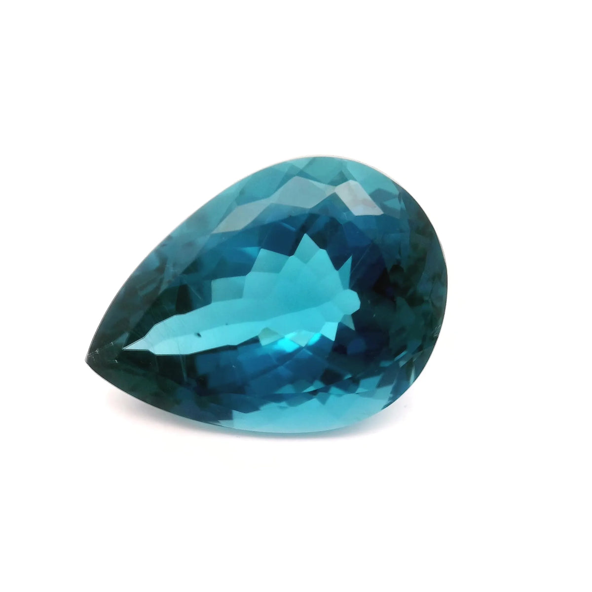 15.71ct Pear Natural Topaz (Colour Blue, Clarity Eye Clean, Cut Faceted)