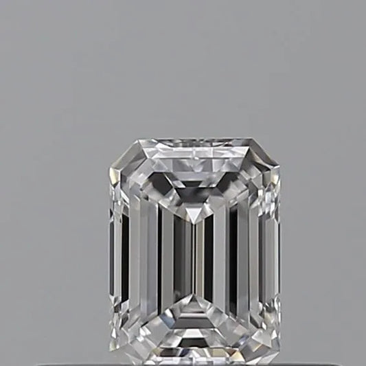 0.27ct Emerald Natural Diamond (Colour D, Clarity IF, GIA Certified)