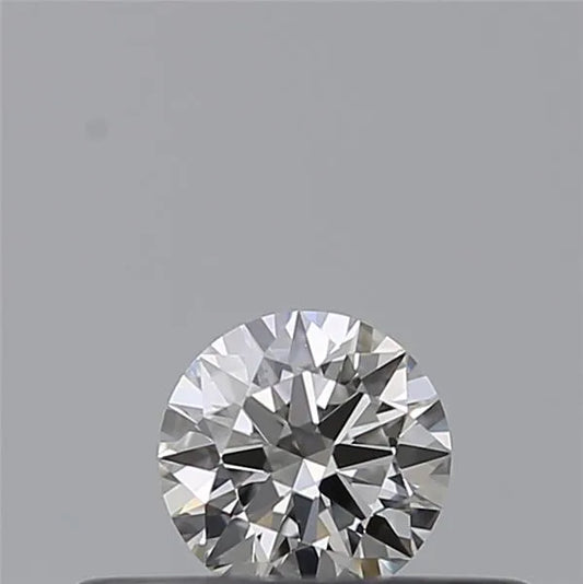 0.18ct Round Natural Diamond (Colour F, Clarity IF, Cut EX, IGI Certified)