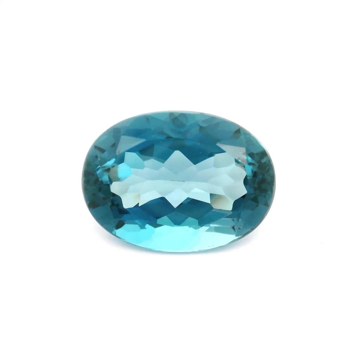 16.82ct Oval Natural Topaz (Colour Blue, Clarity Eye Clean, Cut Faceted)