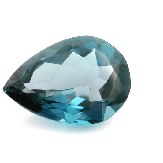 16.89ct Pear Natural Topaz (Colour Blue, Clarity Eye Clean, Cut Faceted)
