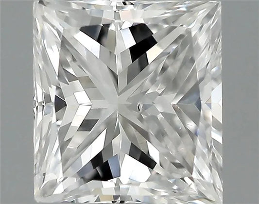 0.90ct Princess Natural Diamond (Colour D, Clarity VS2, GIA Certified)