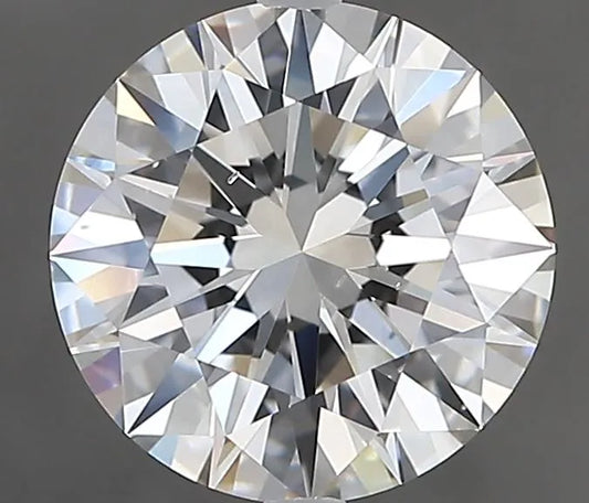 2.02ct Round Natural Diamond (Colour H, Clarity VS2, Cut EX, IGI Certified)