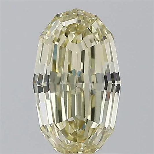 1.03ct Oval Natural Diamond (Colour Fancy Light Yellow, Clarity VS1, GIA Certified)