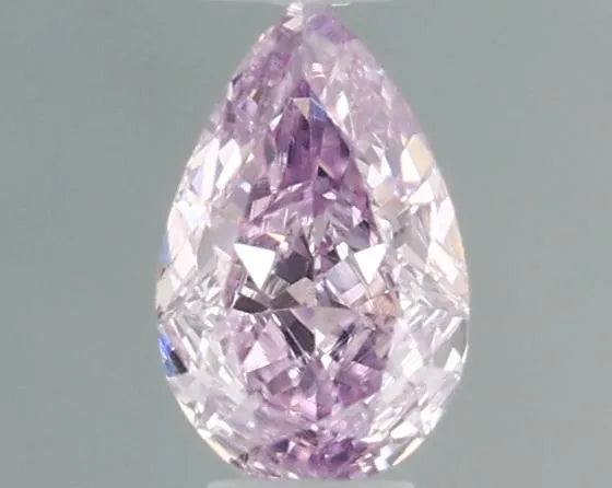 0.16ct Pear Natural Diamond (Colour Fancy Intense Pinkish Purple, Clarity VS1, GIA Certified)