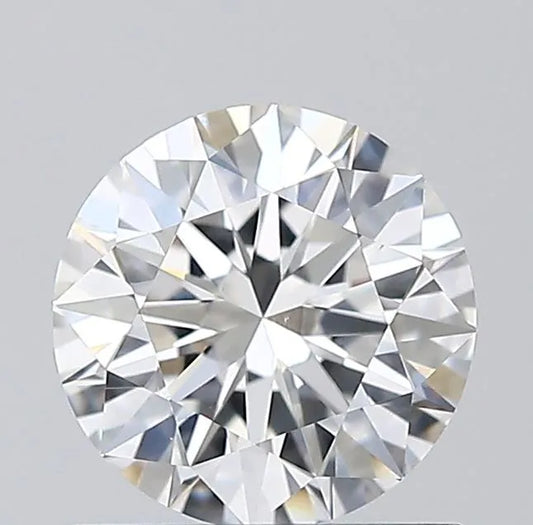 0.93ct Round Natural Diamond (Colour F, Clarity VS2, Cut EX, GIA Certified)