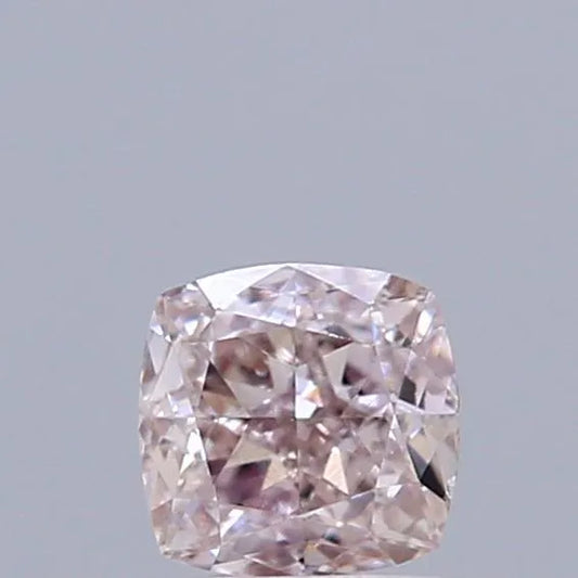 0.31ct Cushion modified Natural Diamond (Colour Light Pinkish Brown, Clarity VS2, GIA Certified)
