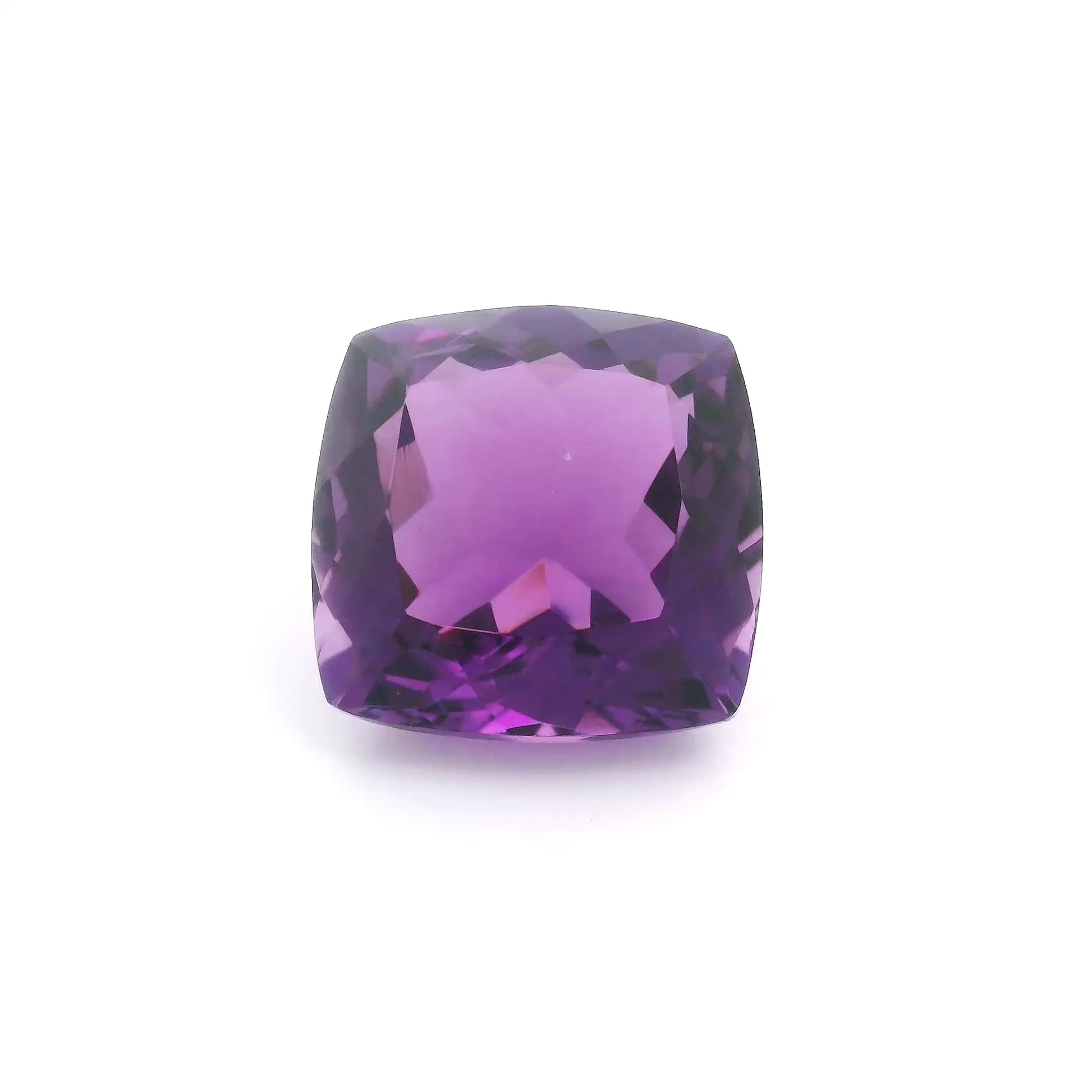 19.00ct Cushion Natural Amethyst (Colour Purple, Clarity Eye Clean, Cut Faceted)