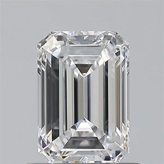 0.70ct Emerald Natural Diamond (Colour D, Clarity FL, GIA Certified)