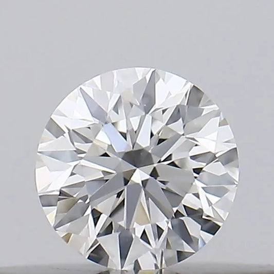 0.16ct Round Natural Diamond (Colour F, Clarity VS1, Cut EX, GIA Certified)