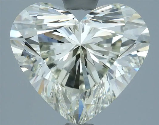 3.01ct Heart Natural Diamond (Colour J, Clarity VVS2, Cut VG, IGI Certified)