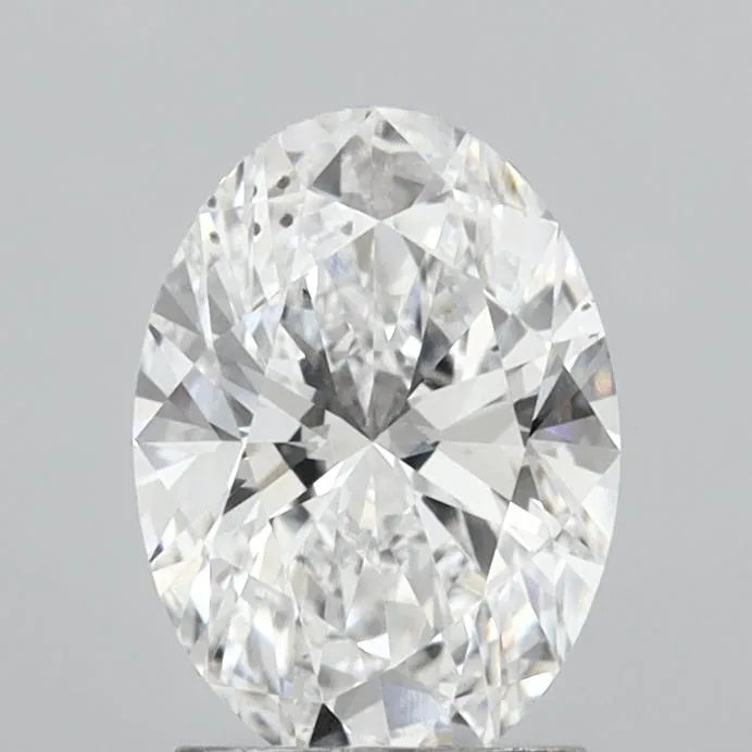 2.00ct Oval Lab Grown Diamond (Colour D, Clarity SI1, IGI Certified)