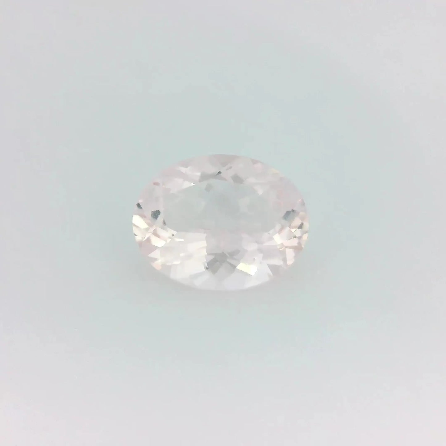 2.00ct Oval Natural Morganite (Colour Pink, Clarity Eye Clean, Cut Faceted)