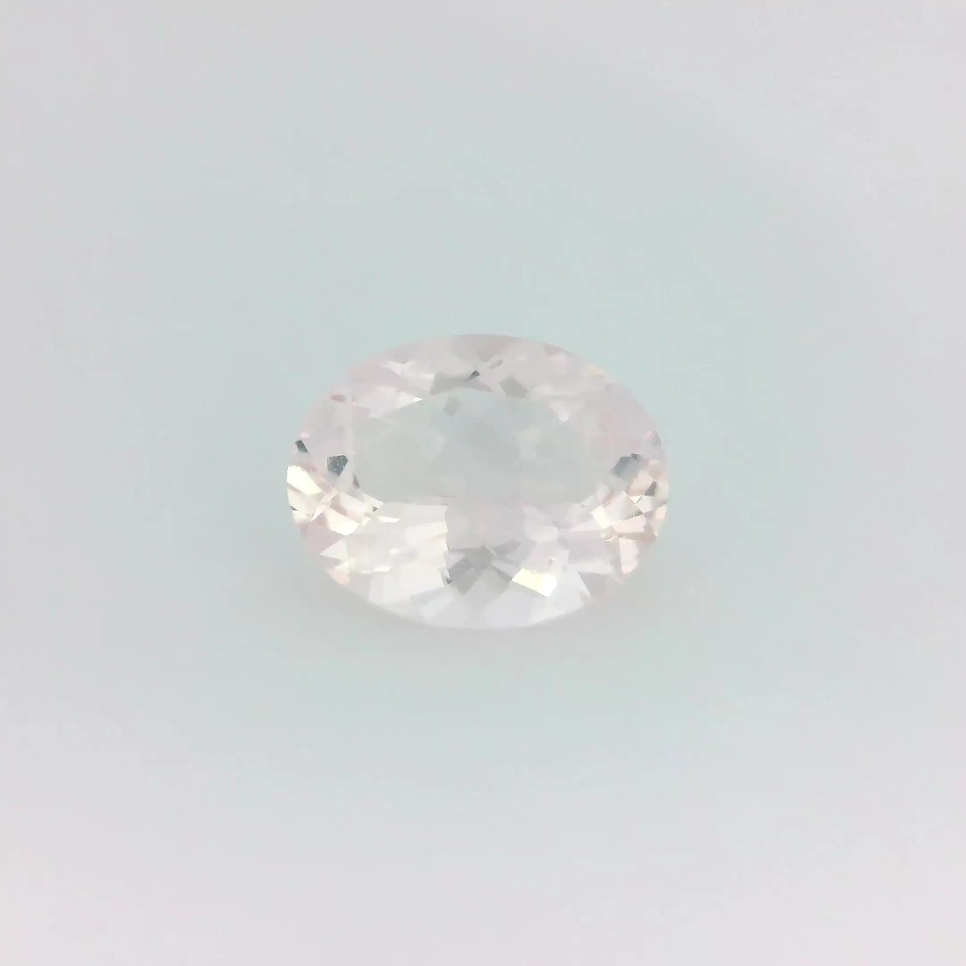 2.00ct Oval Natural Morganite (Colour Pink, Clarity Eye Clean, Cut Faceted)