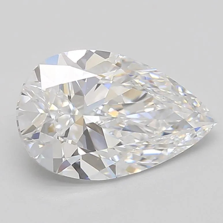 2.00ct Pear Lab Grown Diamond (Colour D, Clarity IF, GIA Certified)