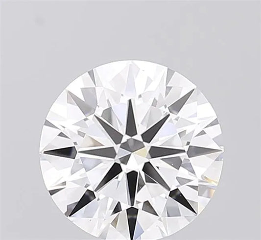 2.00ct Round Lab Grown Diamond (Colour D, Clarity IF, Cut ID, IGI Certified)