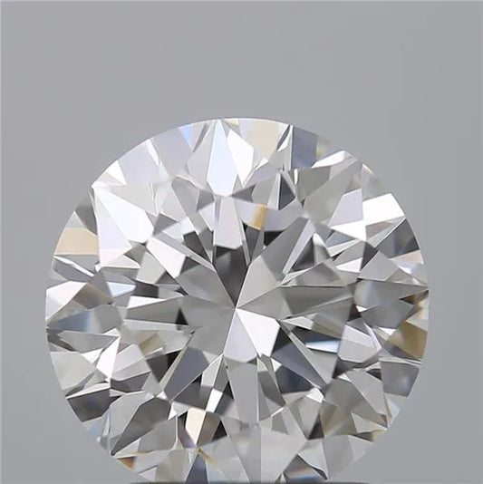 2.00ct Round Natural Diamond (Colour D, Clarity VVS1, Cut EX, GIA Certified)
