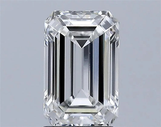 2.01ct Emerald Lab Grown Diamond (Colour G, Clarity VVS2, IGI Certified)