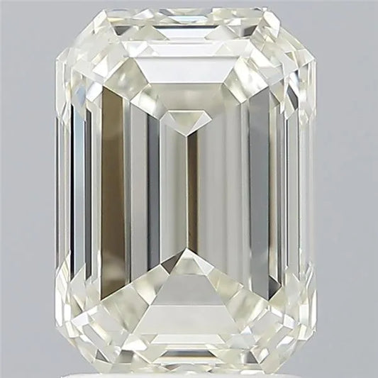 2.01ct Emerald Natural Diamond (Colour J, Clarity VVS1, HRD Certified)
