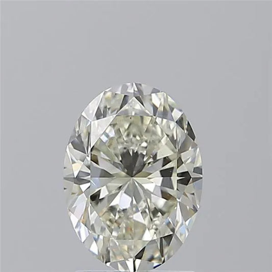 2.01ct Oval Natural Diamond (Colour J, Clarity VS2, Cut VG, IGI Certified)