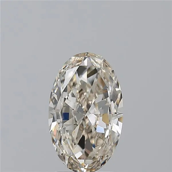 2.01ct Oval Natural Diamond (Colour K, Clarity SI1, Cut VG, IGI Certified)
