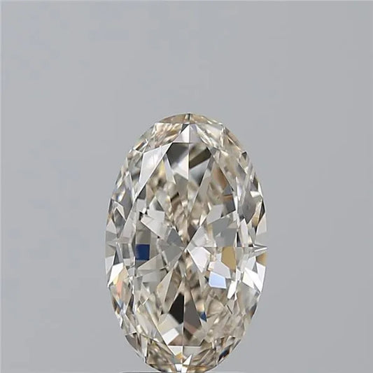 2.01ct Oval Natural Diamond (Colour K, Clarity SI1, Cut VG, IGI Certified)