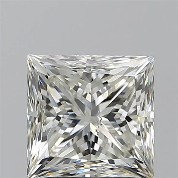 2.01ct Princess Natural Diamond (Colour I, Clarity SI1, HRD Certified)