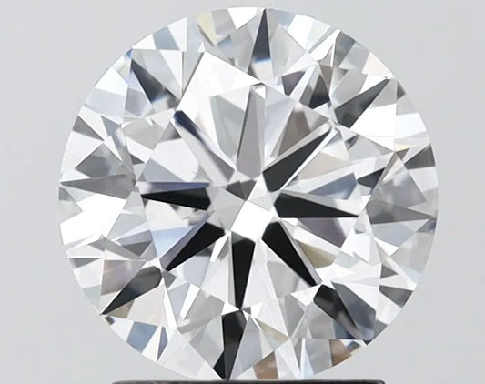 2.01ct Round Lab Grown Diamond (Colour D, Clarity VVS2, Cut EX, IGI Certified)