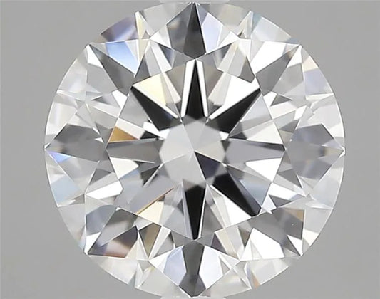 2.01ct Round Natural Diamond (Colour D, Clarity IF, Cut EX, HRD Certified)