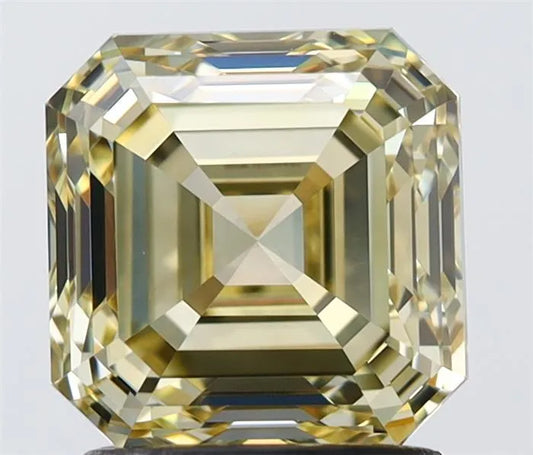 2.01ct Square emerald Natural Diamond (Colour Fancy Yellow, Clarity VS2, GIA Certified)
